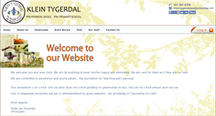 Desktop Screenshot of kleintygerdalpp.co.za