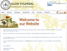 Tablet Screenshot of kleintygerdalpp.co.za